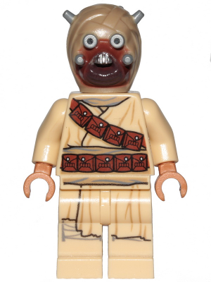 sw1074 Tusken Raider - Head Spikes, Diagonal Belt
