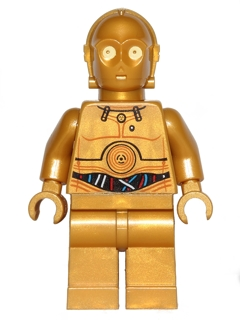 sw0365 C-3PO - Colorful Wires Pattern