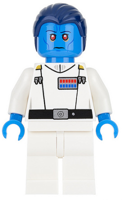 sw0811 Grand Admiral Thrawn - Dark Azure Skin