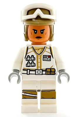 sw1188 Hoth Rebel Trooper White Uniform, Dark Tan Helmet, Female