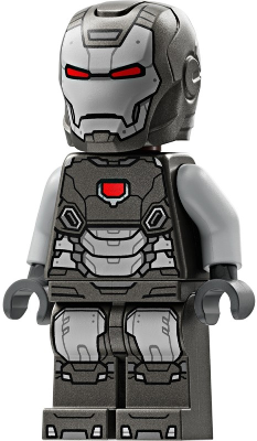 sh0944 War Machine - Pearl Dark Gray and Light Bluish Gray Armor