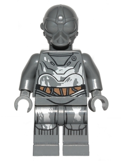 sw0573 RA-7 Protocol Droid (Dark Bluish Gray)