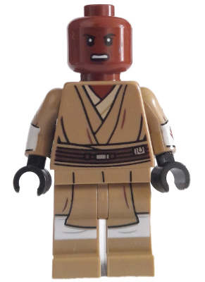 sw1205 Mace Windu (Dark Tan Legs, Open Mouth, Printed Arms)