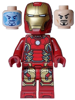 sh0974 Iron Man - Mark 43 Armor, Light Nougat Head