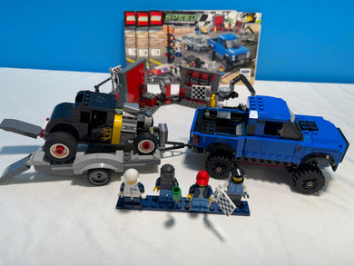 75875 LEGO Speed Champions Ford F-150 Raptor & Ford Model A Hot Rod Used