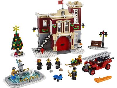 10263 Winter Village Fire Station Certified