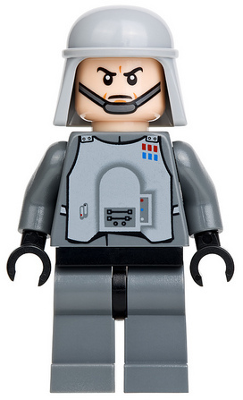 sw0426 Imperial Officer with Battle Armor (Captain / Commandant / Commander) - Chin Strap