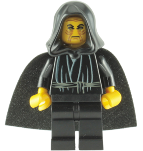 sw0041 Emperor Palpatine - Yellow Head, Yellow Hands