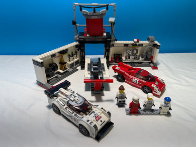 75876 LEGO Porche 919 Hybrid and 917K Pit Lane Used