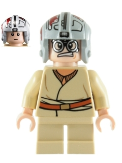 sw0327 Anakin Skywalker - Short Legs, Light Bluish Gray Helmet