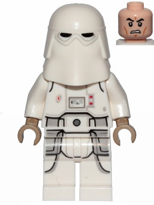 sw1009 Snowtrooper, Printed Legs, Dark Tan Hands