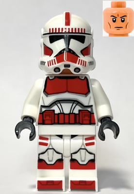 sw1305 Clone Shock Trooper, Coruscant Guard (Phase 2) - Nougat Head