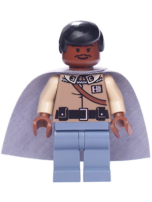 sw0251 Lando Calrissian - General Insignia (Sand Blue Legs)