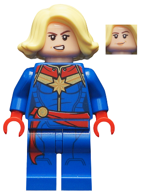 sh0639 Captain Marvel - Bright Light Yellow Hair
