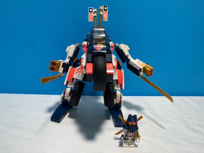 71792 LEGO Ninjago Dragons Rising Sora's Transforming Mech Bike Racer Used