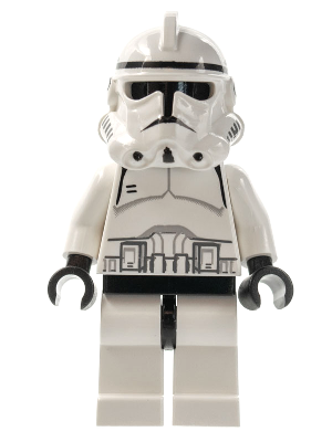 sw0126 Clone Trooper (Phase 2) - Black Head, Continuous Mouth