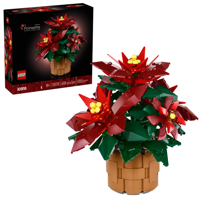 10370 LEGO Poinsettia Plant